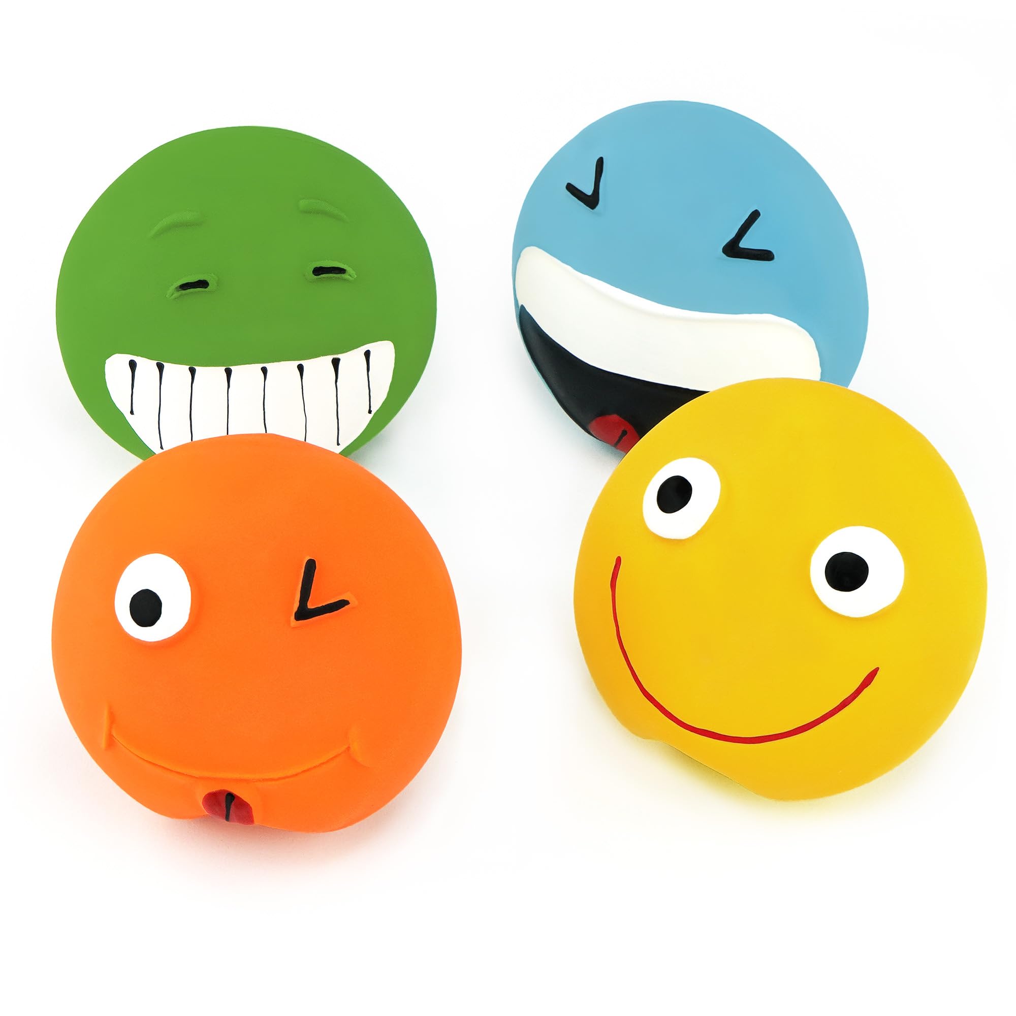 CHIWAVA pelotas de látex 3,2'' con cara gris para juego suave y seguro.
