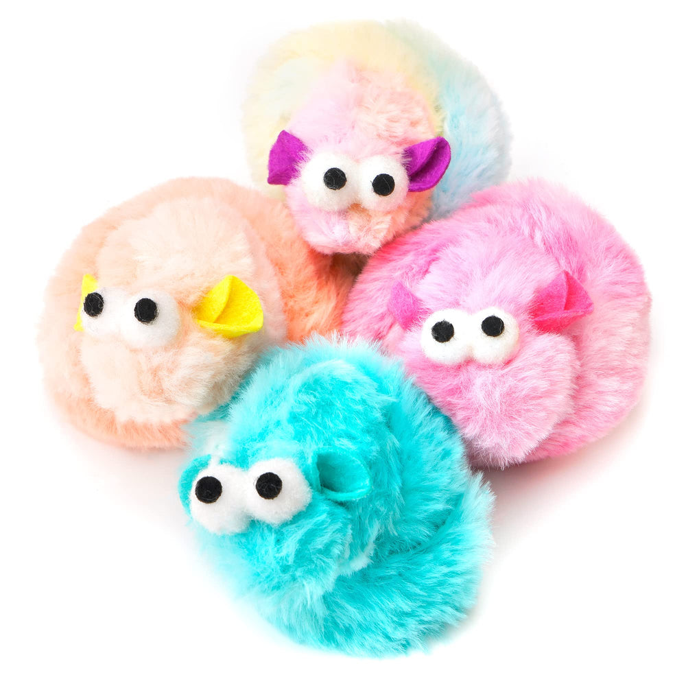 CHIWAVA ratón suave de peluche, seguro para mordisqueos y caricias.