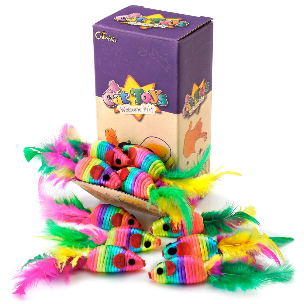 CHIWAVA ratón tamaño 1,8 pulgadas ideal para lanzar y perseguir.