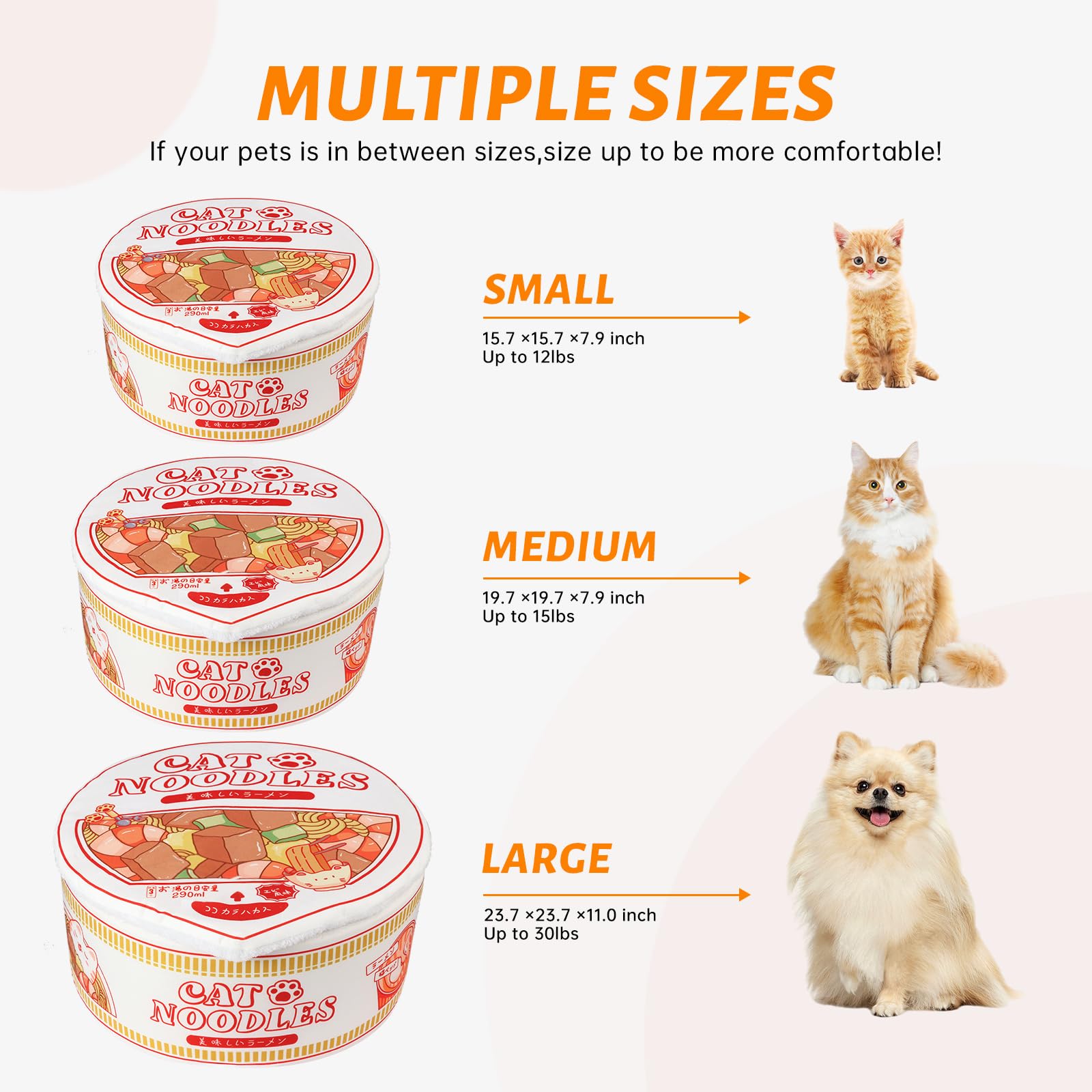 La marca 寵幸 ideal-tamanos-pequenos-medianos: apta para perros y gatos de diferentes tamaños.