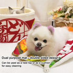 寵幸 Nido de dimensiones 19.7x19.7x7.9 pulgadas ideal para gatos y perros pequeños