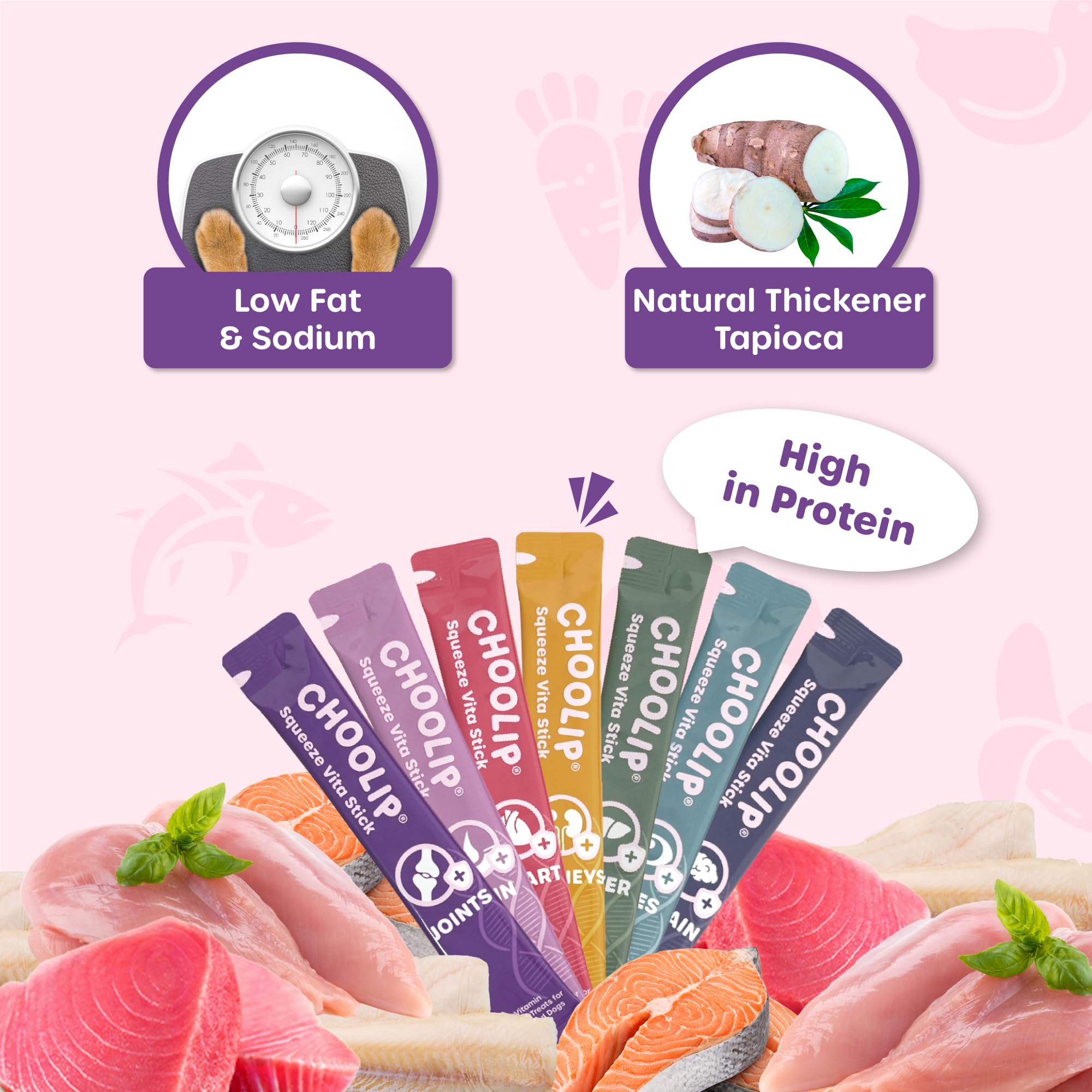 Choolip Squeeze Vita Stick, variedad de sabores funcionales, apoyo al cuidado diario.