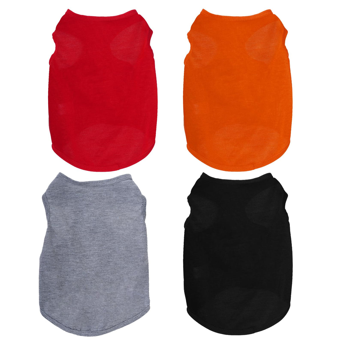 Camiseta sin mangas negra de choyaxo para mascotas, cómoda y transpirable.
