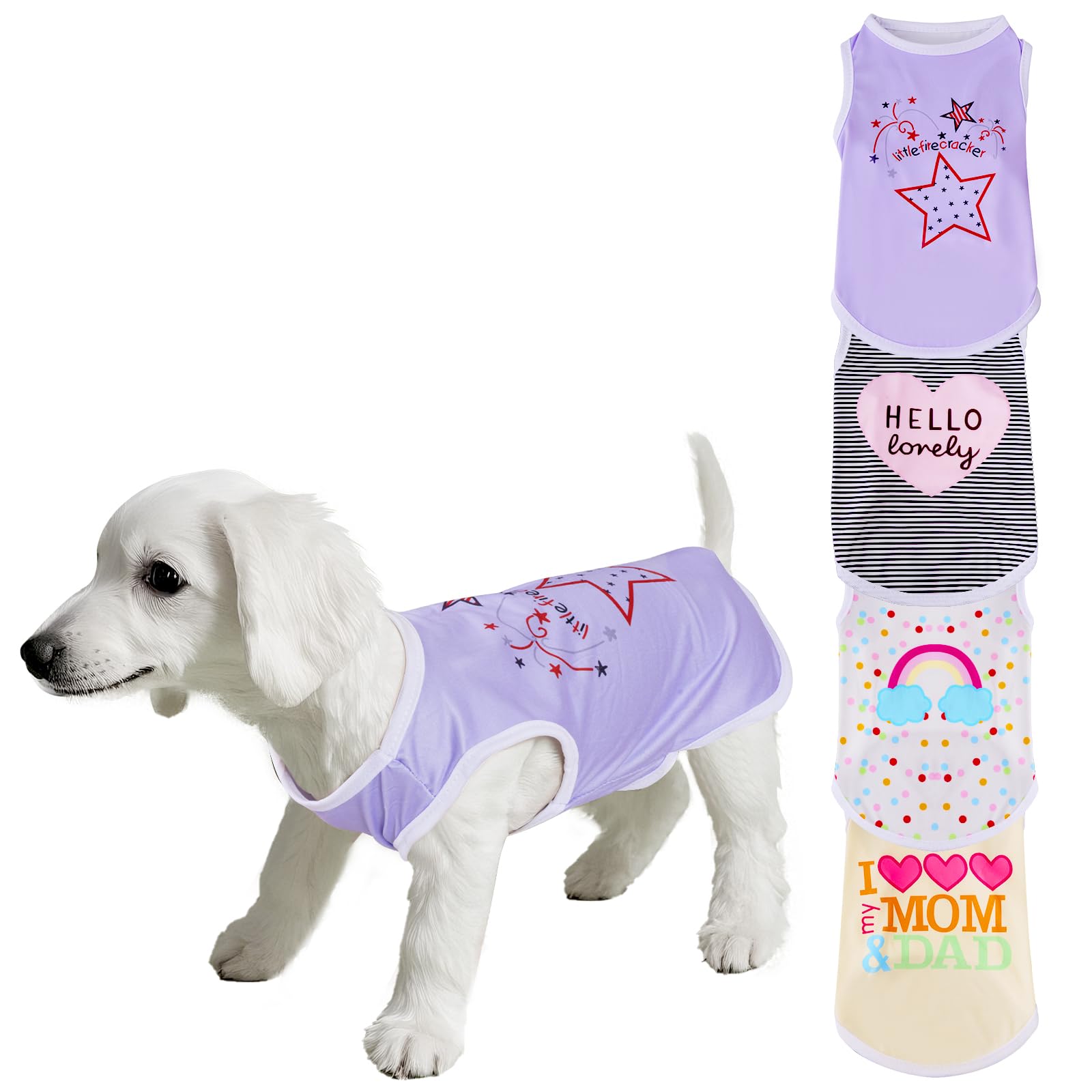 Conjunto sin mangas de choyaxo, cómodo para perros pequeños.