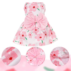 Detalle floral en vestido de Choyaxo, añade un look encantador para salidas diarias.