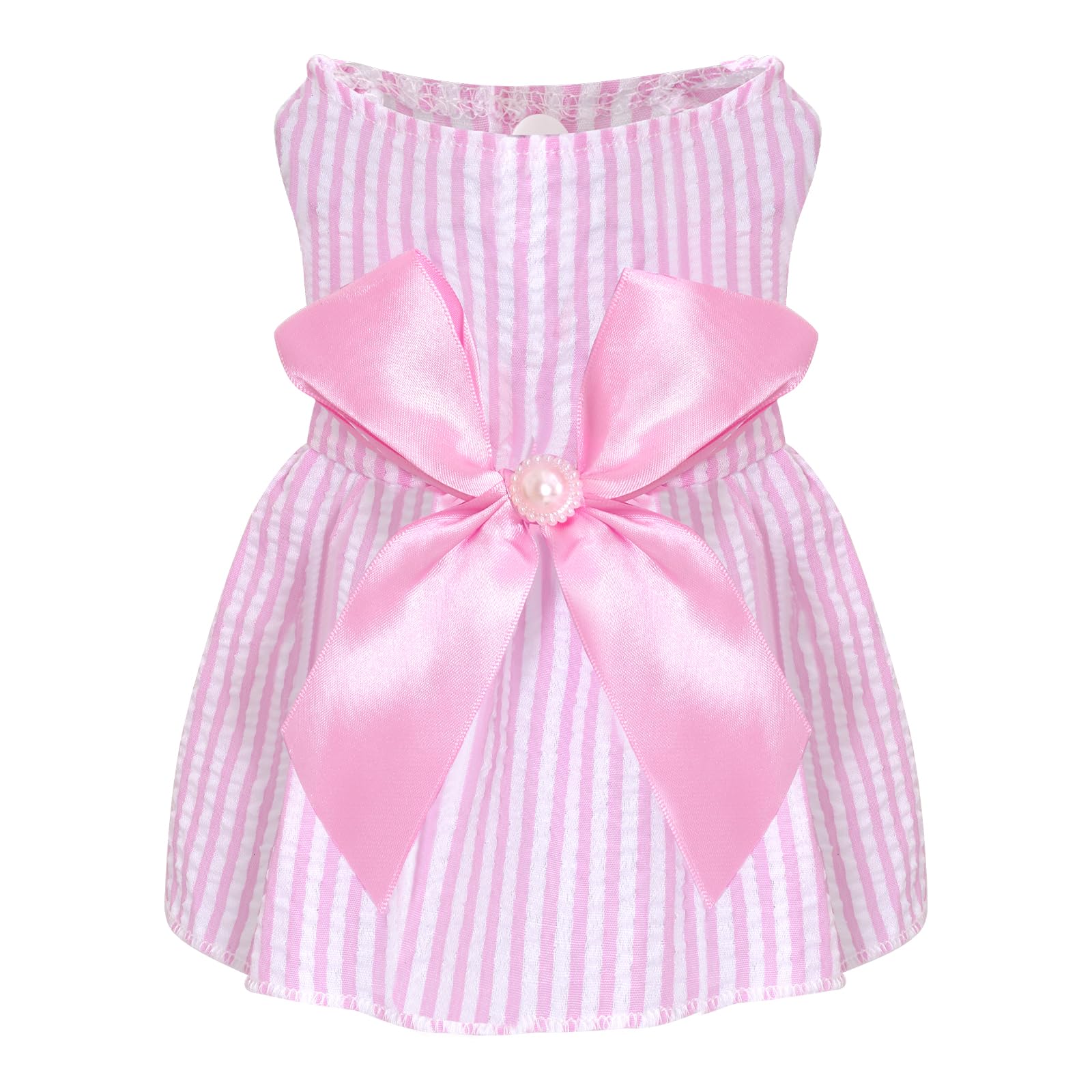 Vestido con lazo de Choyaxo para perro, estilo princesa, ideal para paseos.