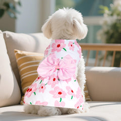 Choyaxo vestido floral rosa fresco, color suave para días soleados.