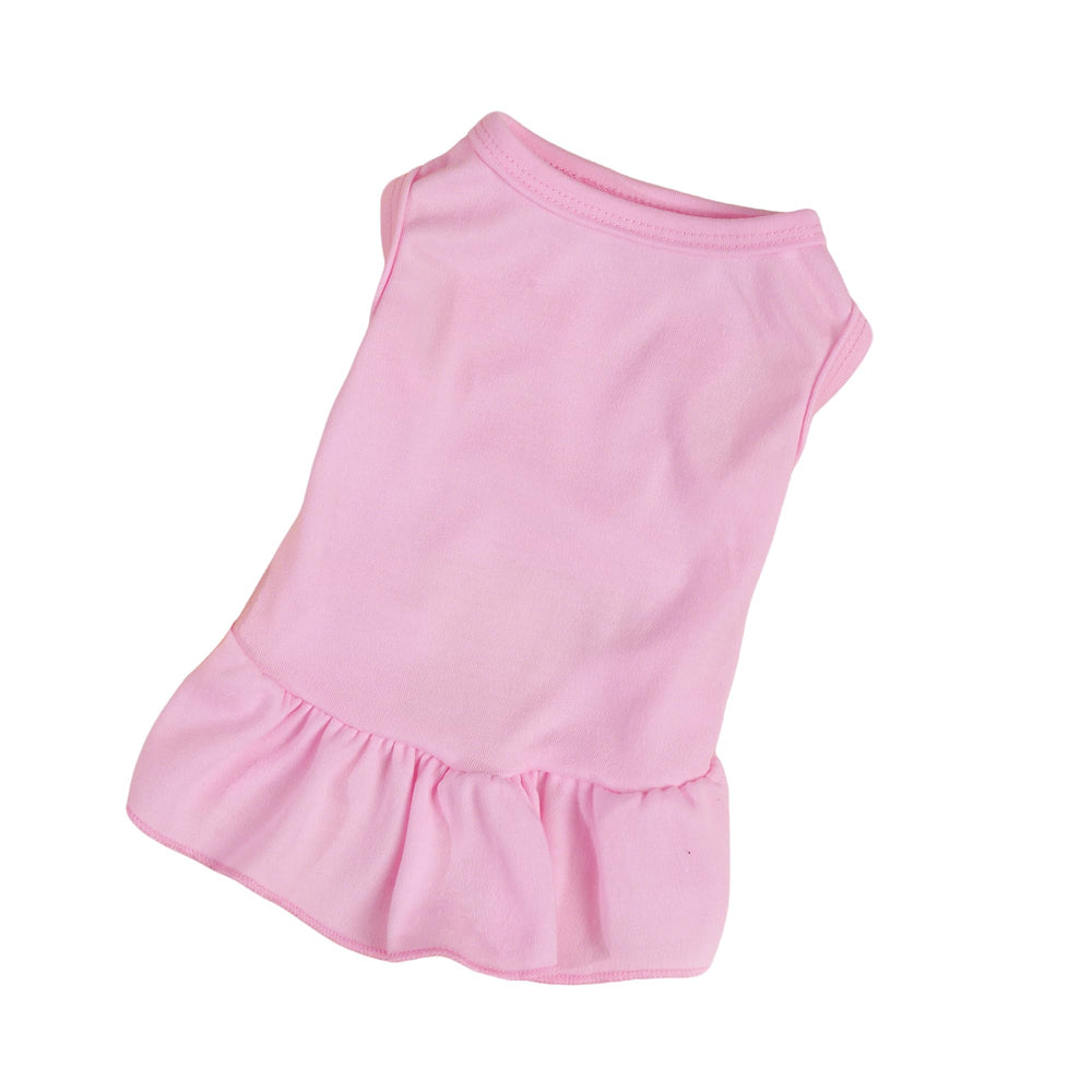 Vestido choyaxo rosa, tela ligera que facilita el movimiento.