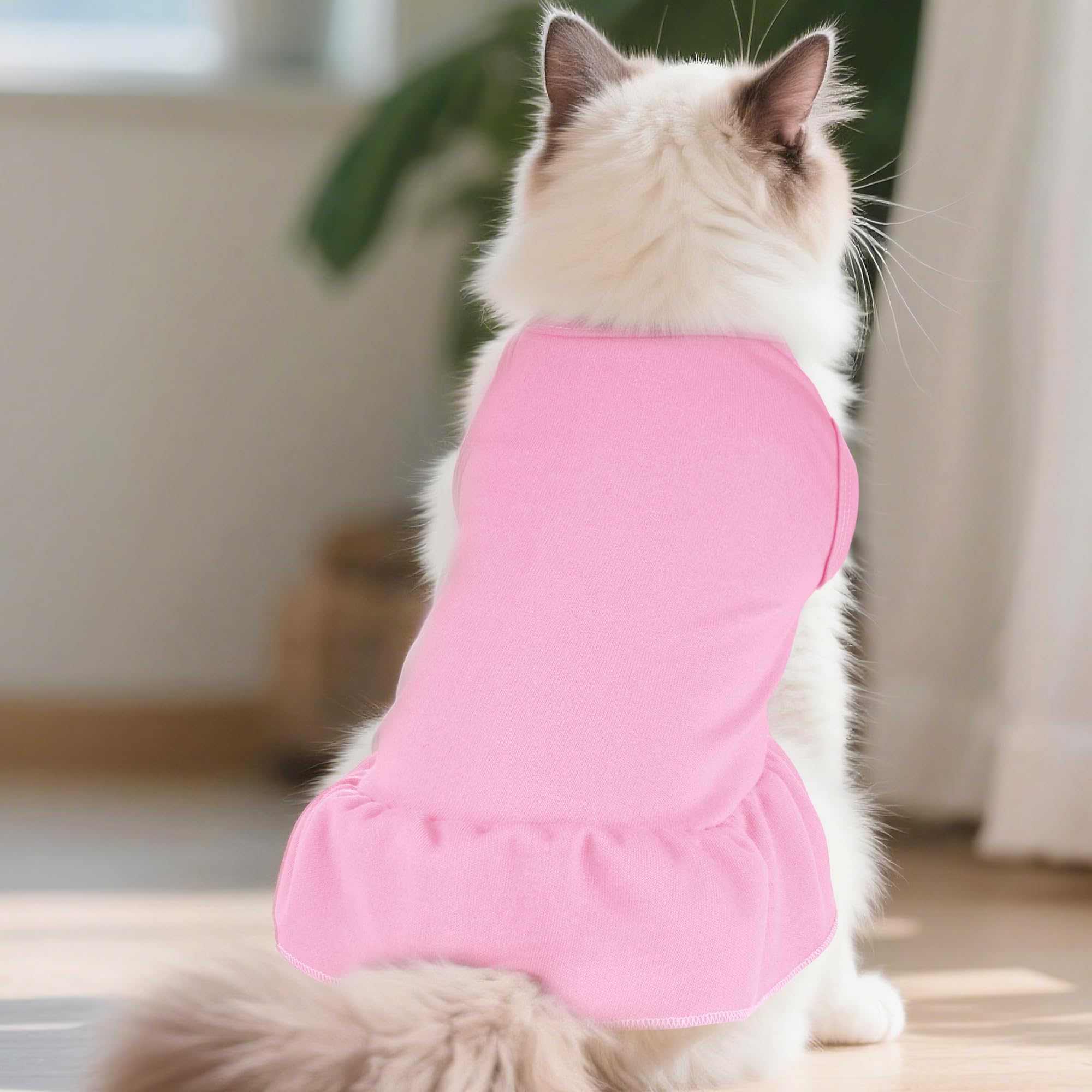 Vestido choyaxo rosa, ideal para uso en casa y exteriores.