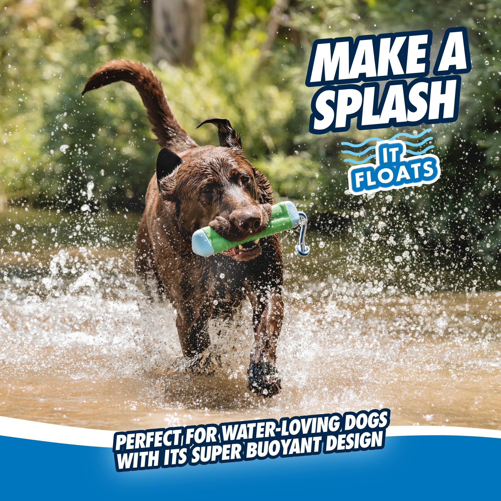 Chuckit! Amphibious Bumper tamaño pequeño para perros hasta 60 lb