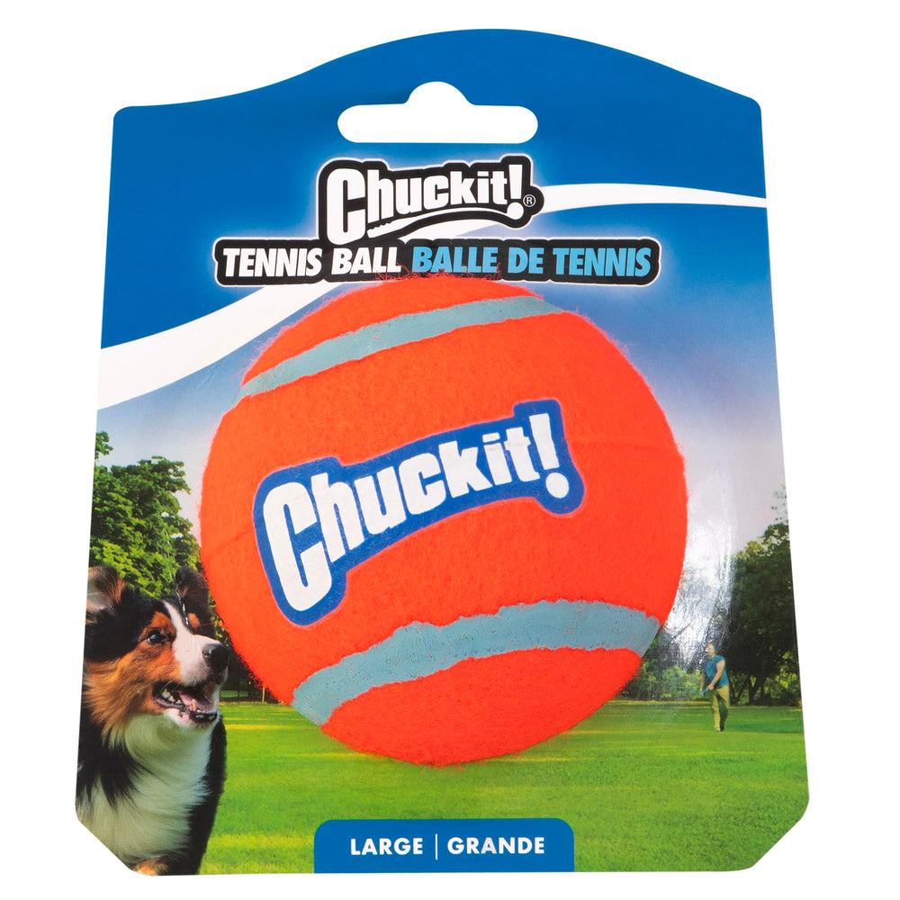 Chuckit! bola de tenis para perros con diámetro de 3 pulgadas, ideal para juego de traer