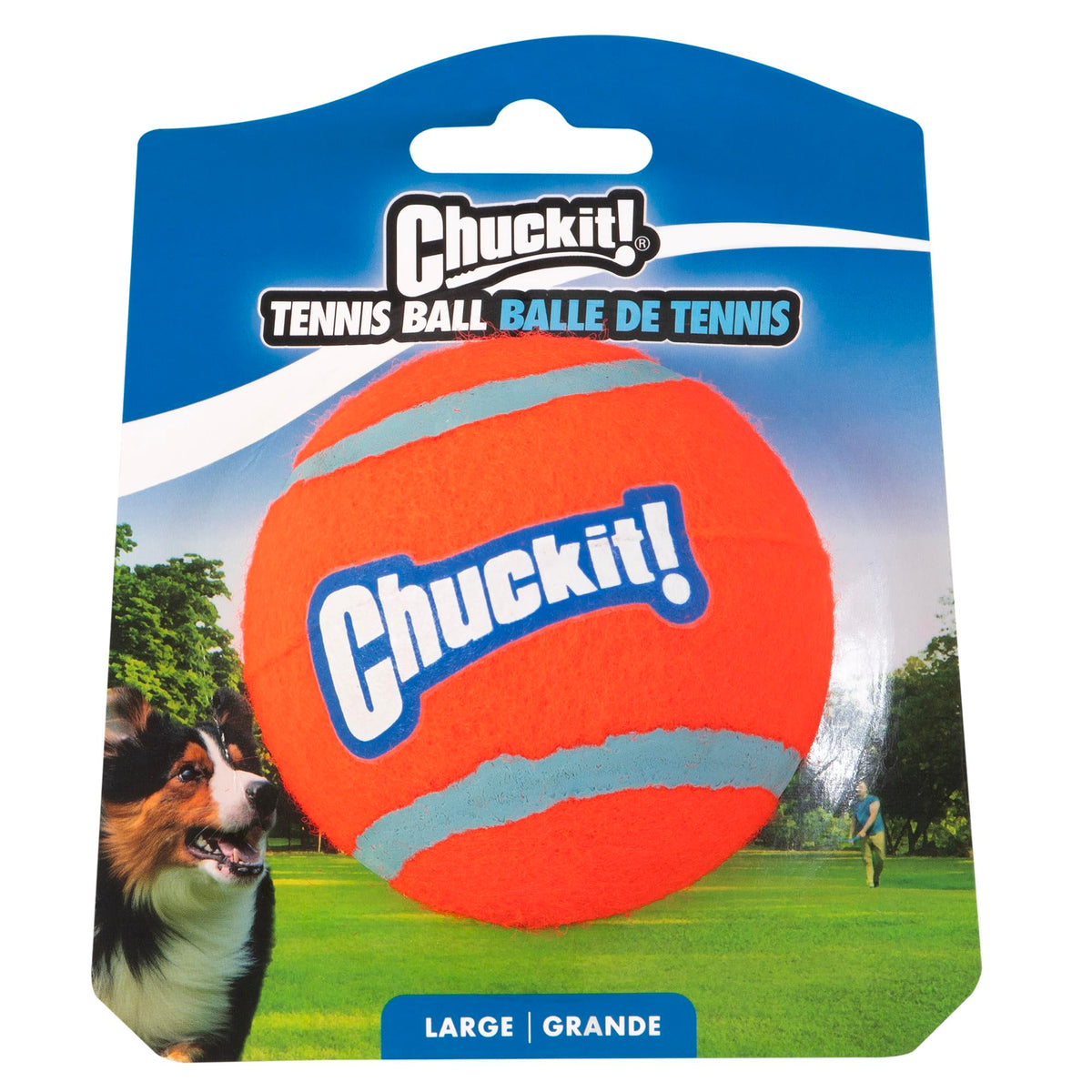 Chuckit! bola de tenis para perros con diámetro de 3 pulgadas, ideal para juego de traer
