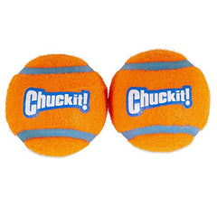 Bola Chuckit flotante en naranja y azul para agua.