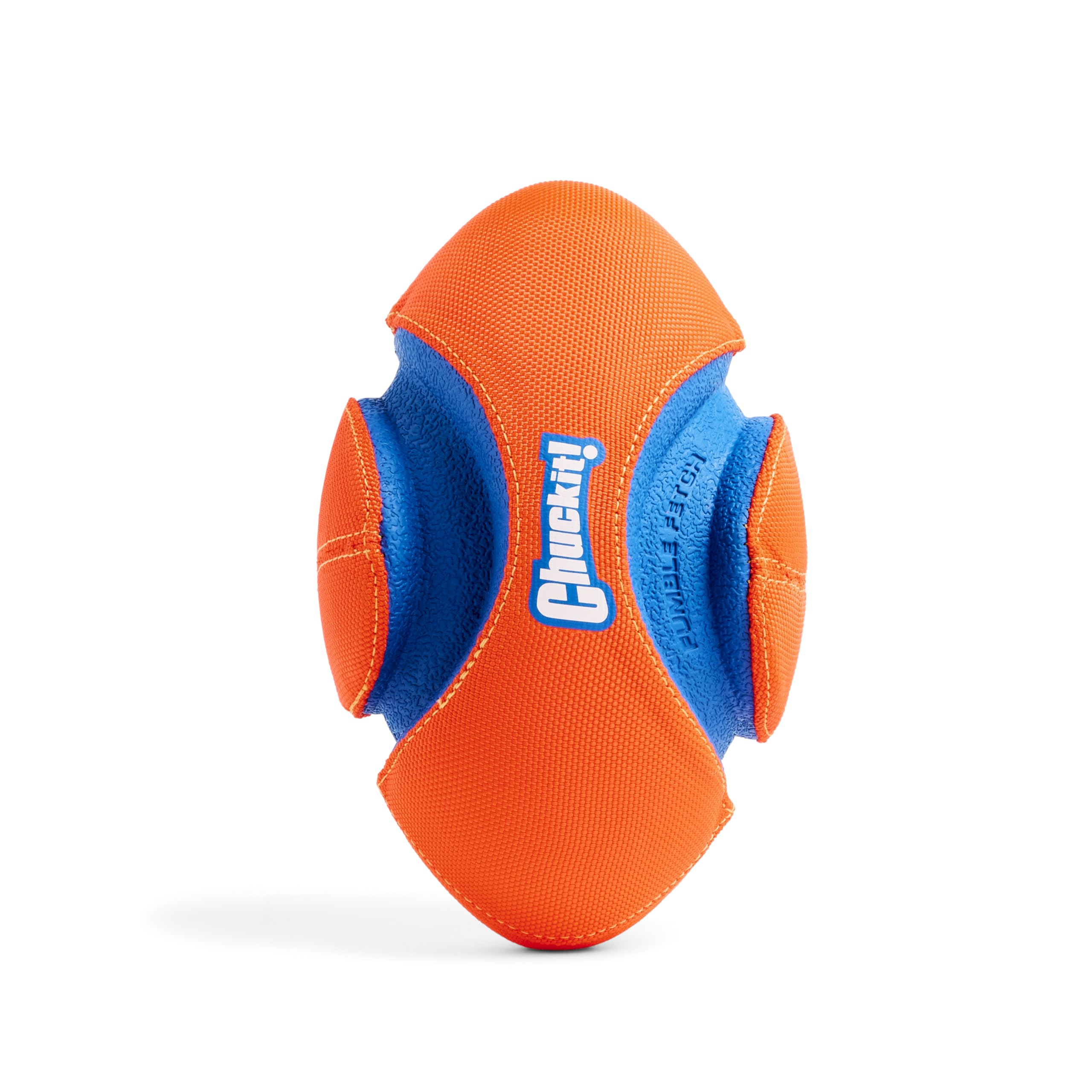 Chuckit! Fumble Fetch diseño ranurado para agarre cómodo durante el juego.