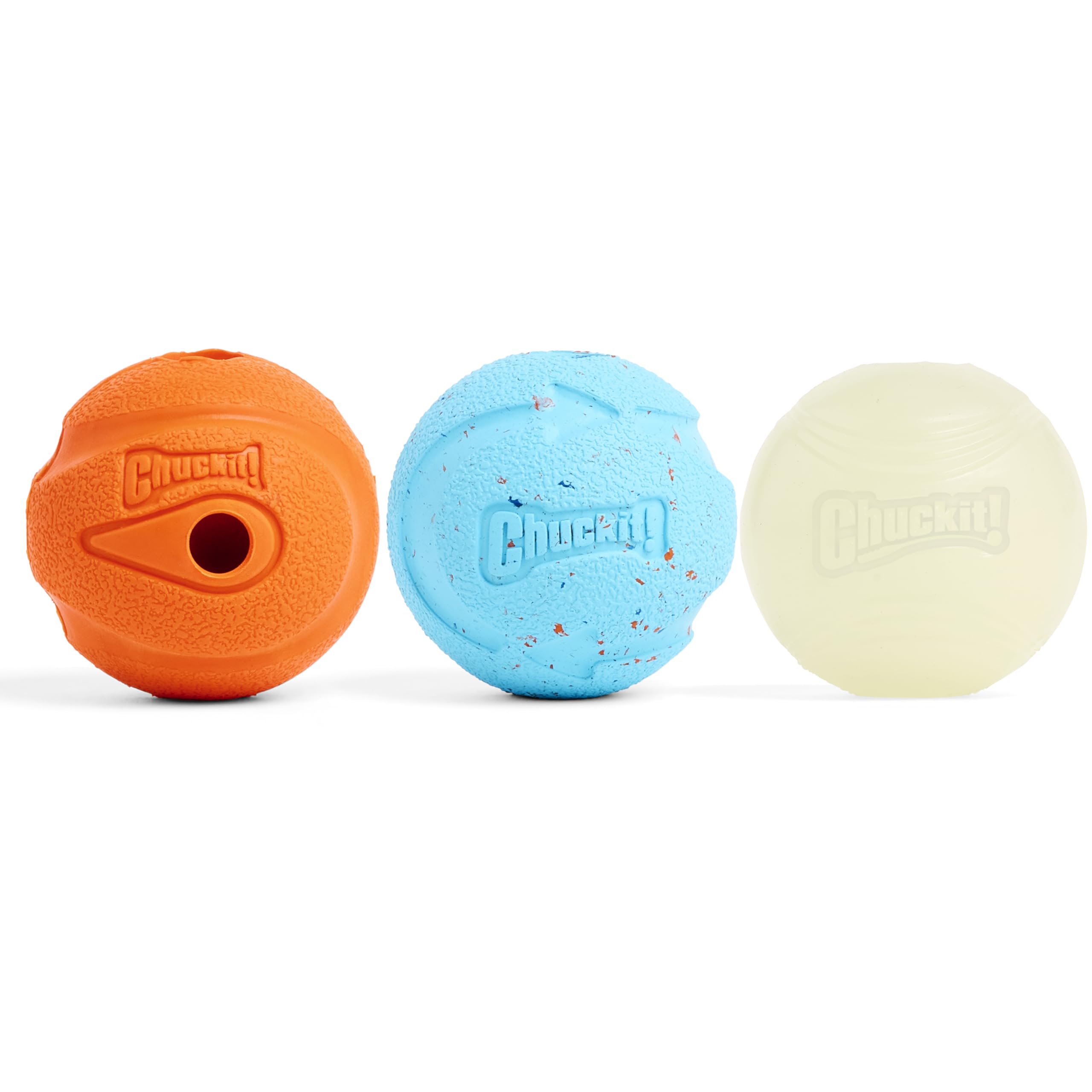 Chuckit Gen 1 Fetch Medley: bola Rebounce, gran rebote para juegos dinámicos.