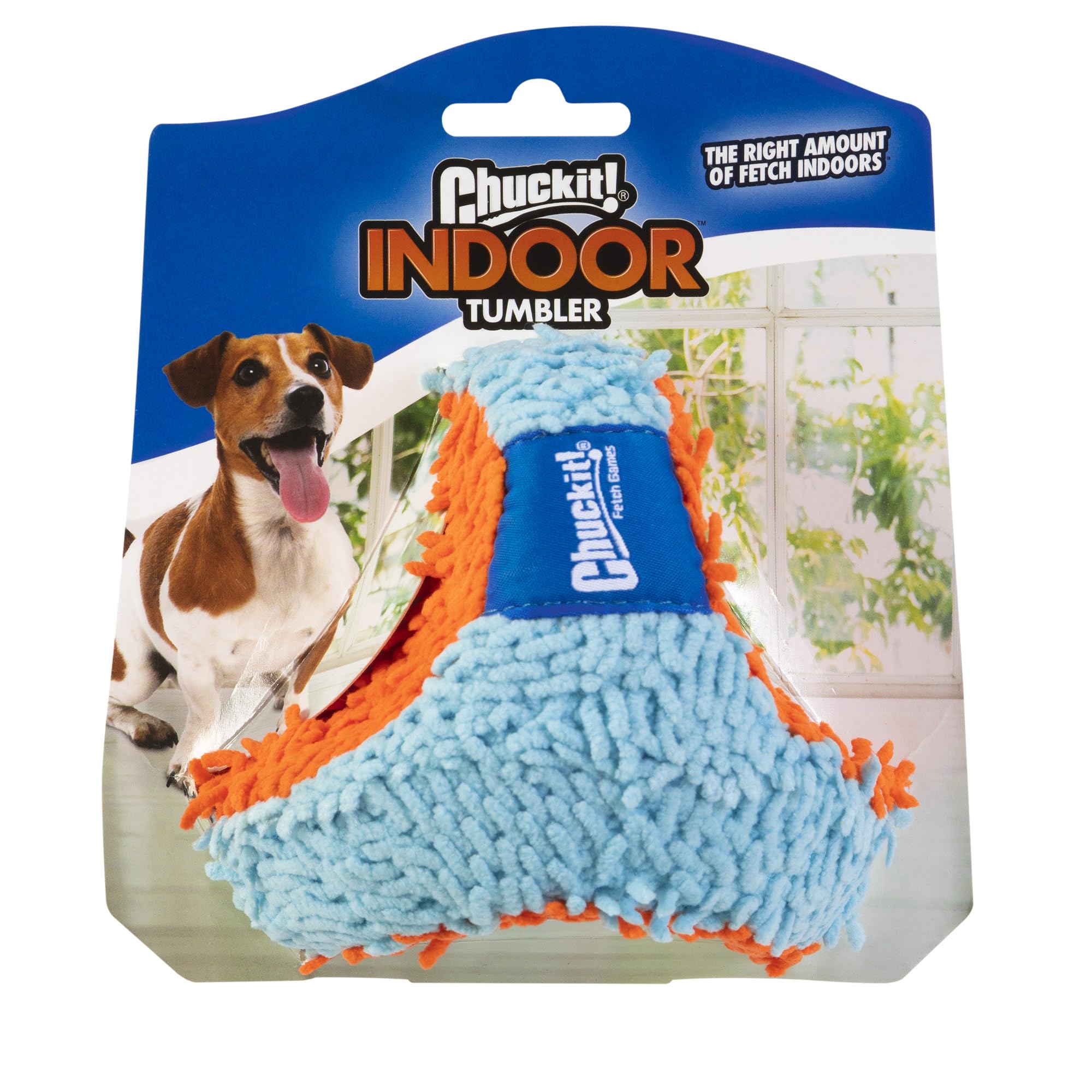 Chuckit! Juguete giratorio para interior de perros, ideal para juego en casa.