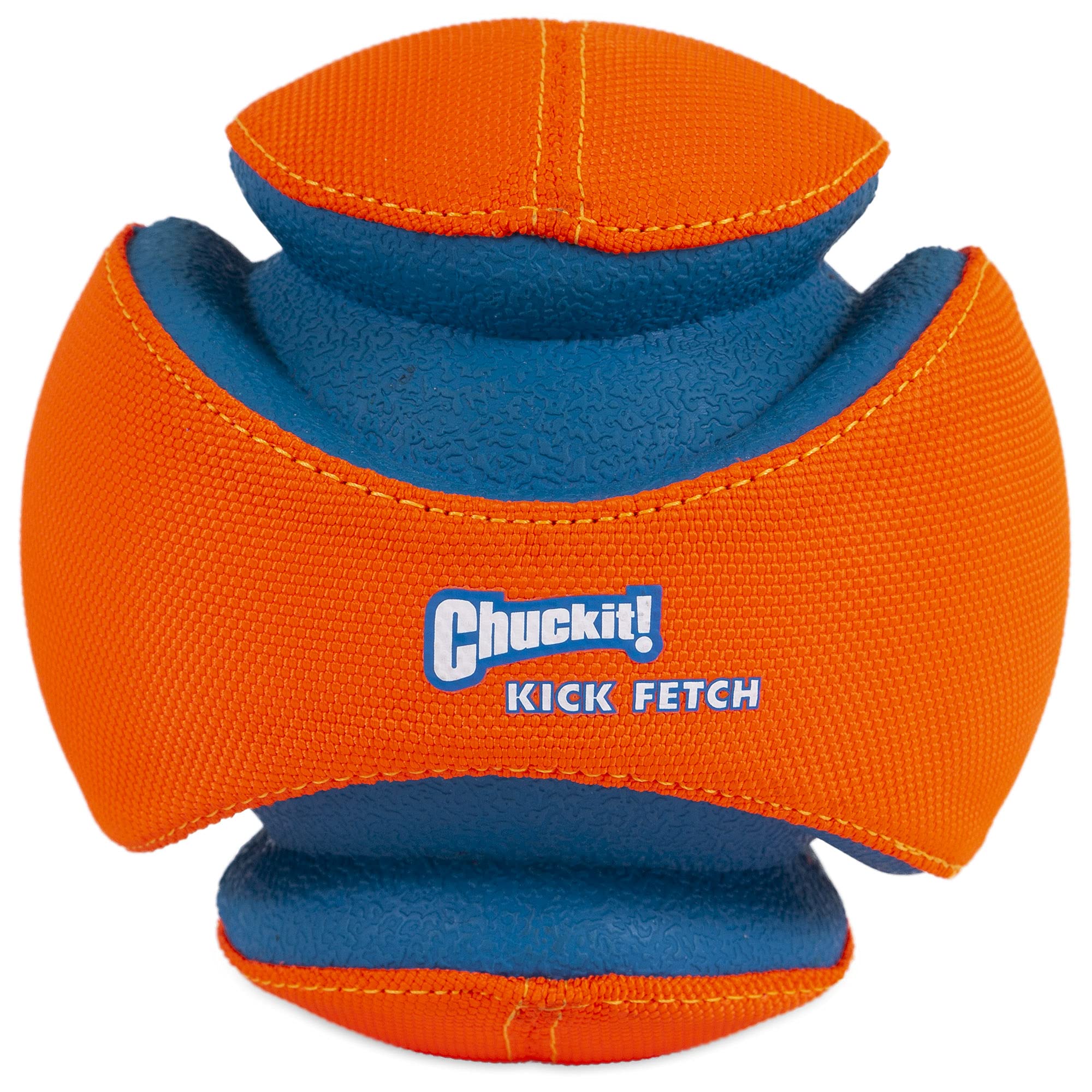 Chuckit! Kick Fetch Ball, colores de alta visibilidad en hierba