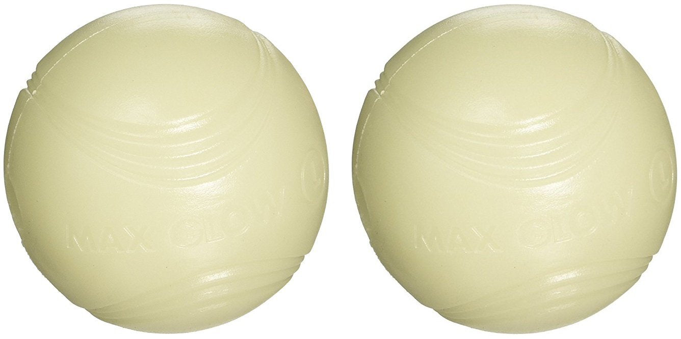 Bola Chuckit Max Glow brilla en la oscuridad para juego nocturno seguro