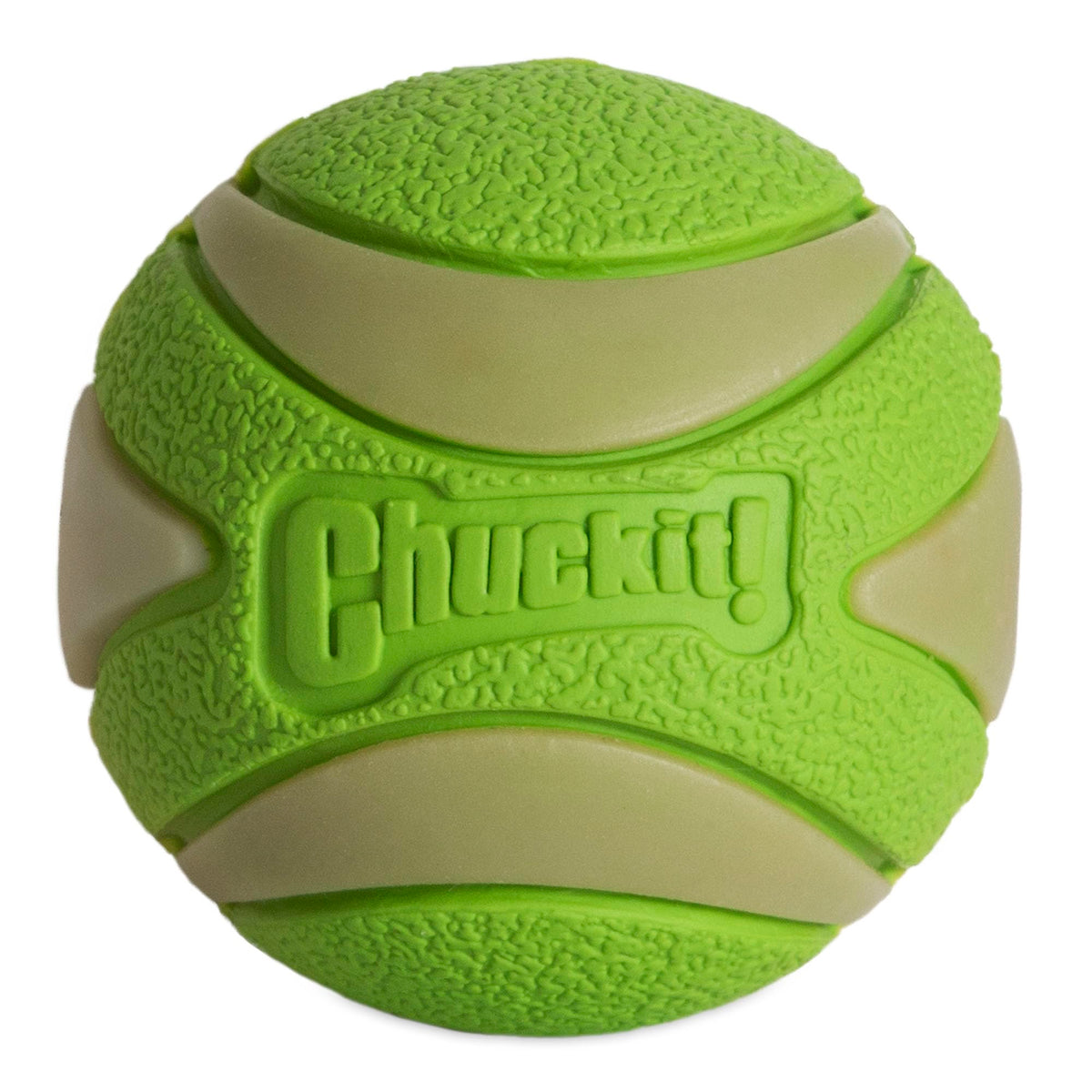 Bola Chuckit! Max Glow Ultra Maullador con luz brillante para juegos nocturnos.