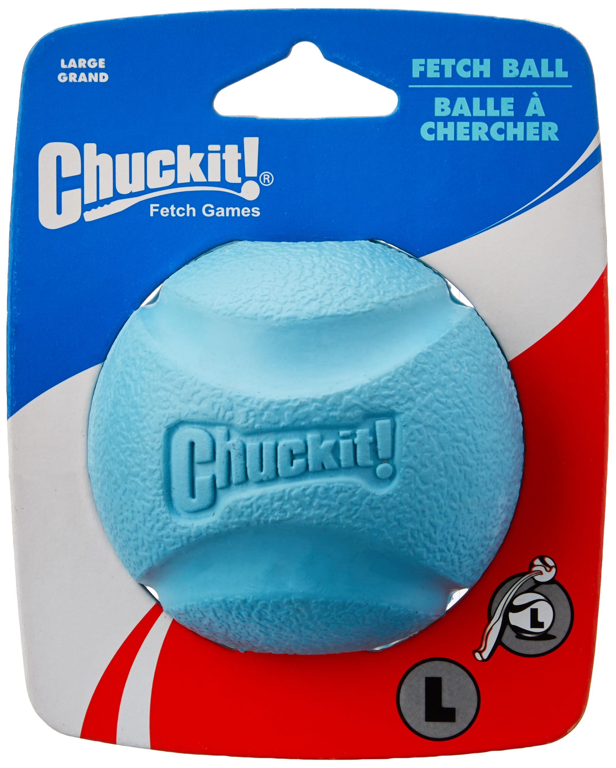Chuckit! Pelota compatible con lanzadores para distancias largas.