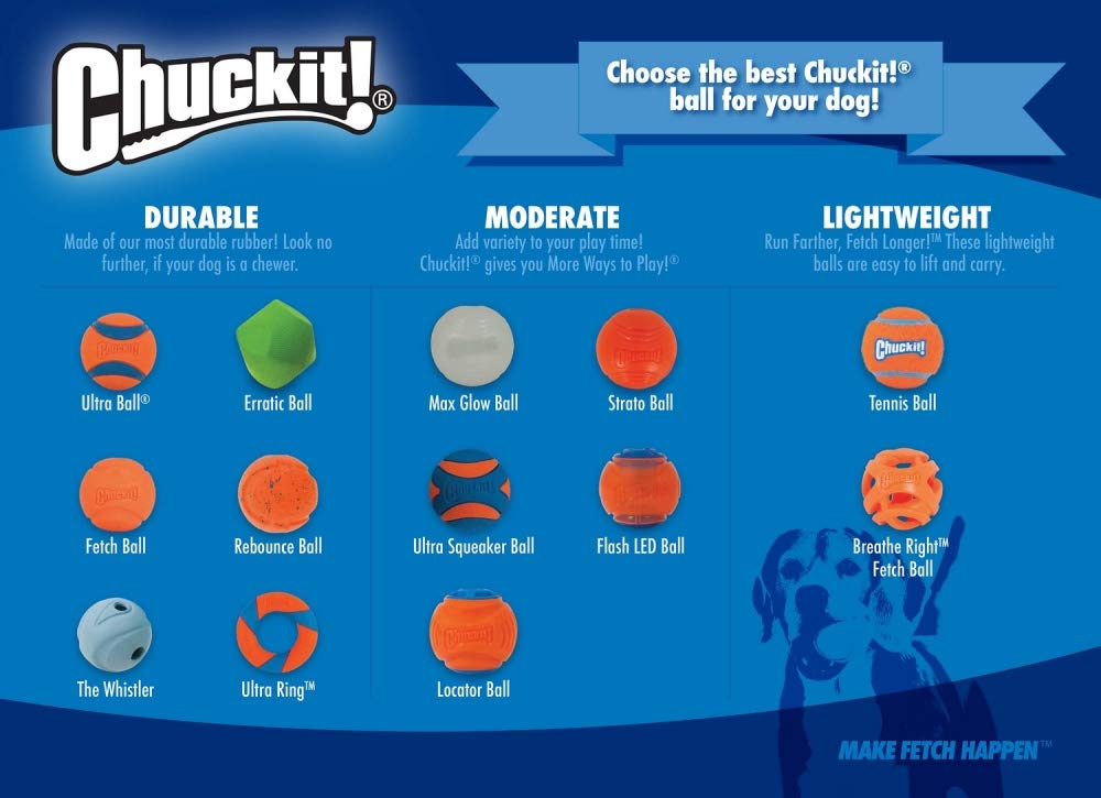 Chuckit! Pelota juego diario al aire libre.