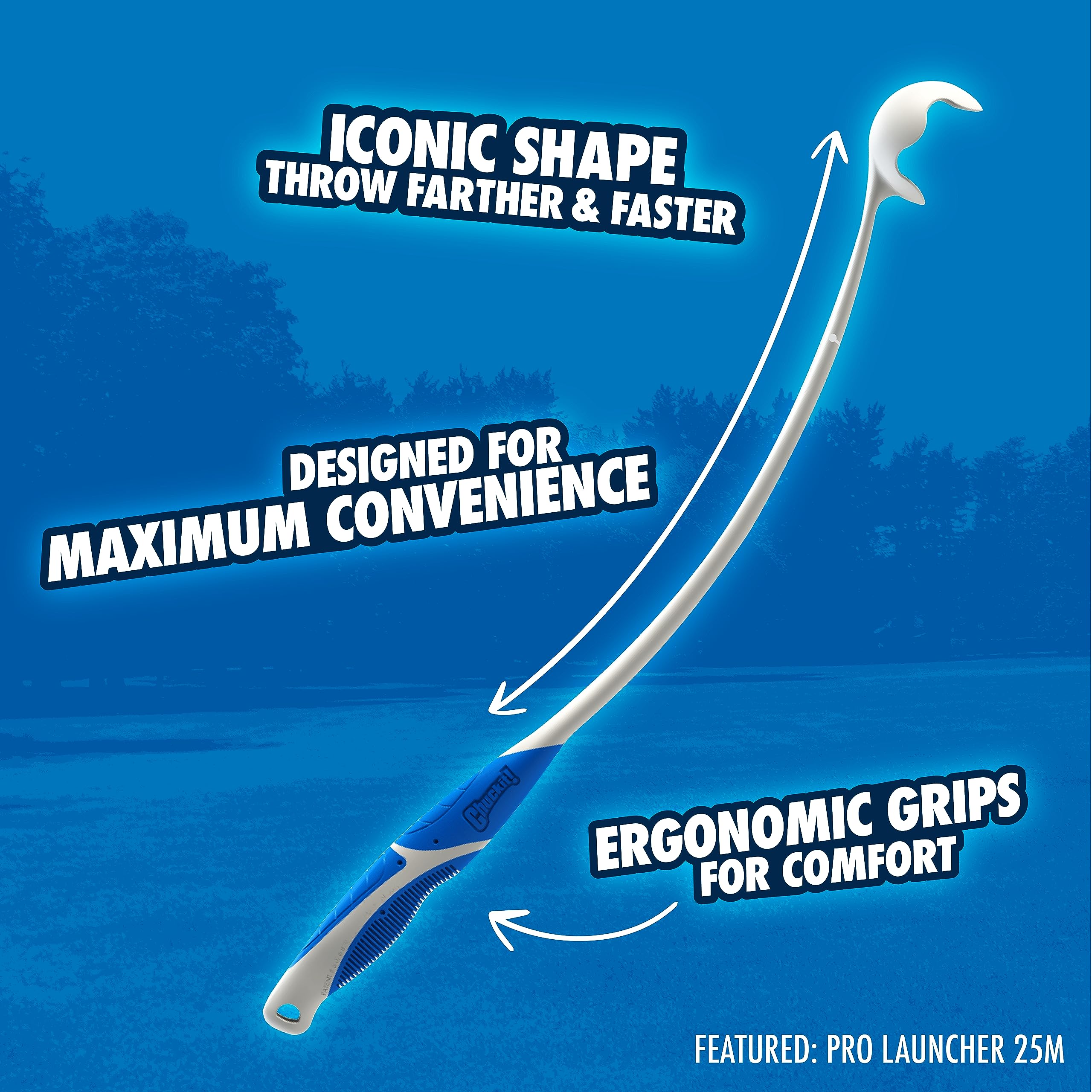 Alcance extendido para lanzamientos más largos en exterior.