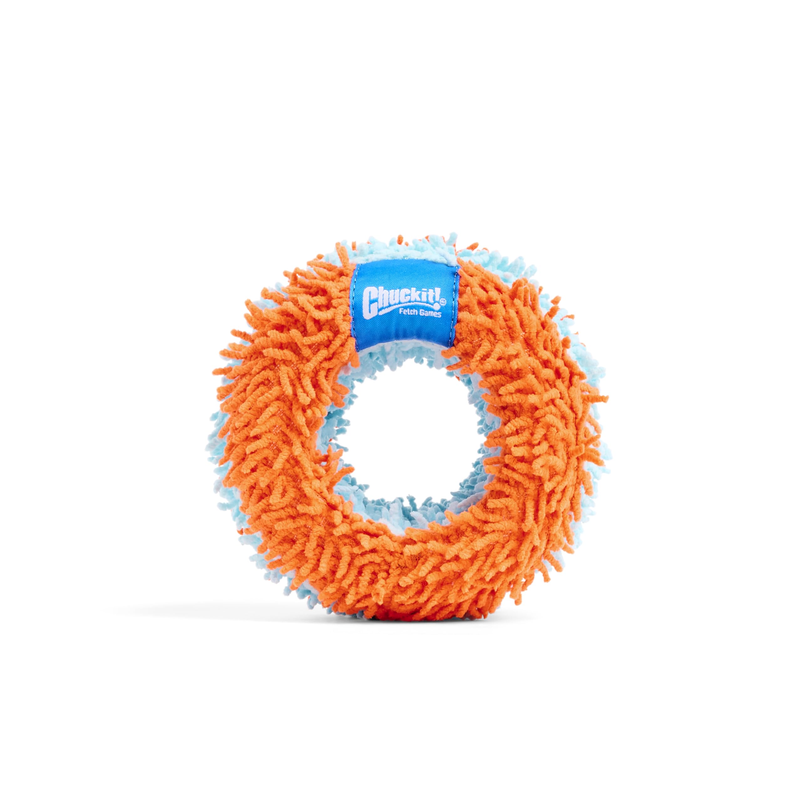 Chuckit! Rodillo interior con capa chenille, suave en la boca y juego prolongado.