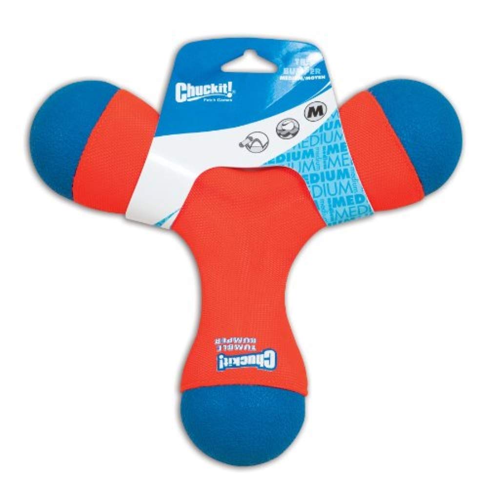 Chuckit! Tri-Bumper diseño resistente para uso prolongado en exteriores.