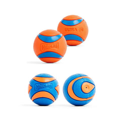 Chuckit! Ultra Ball Mediana, diámetro 2.5 pulgadas, ideal para perros de tamaño medio.