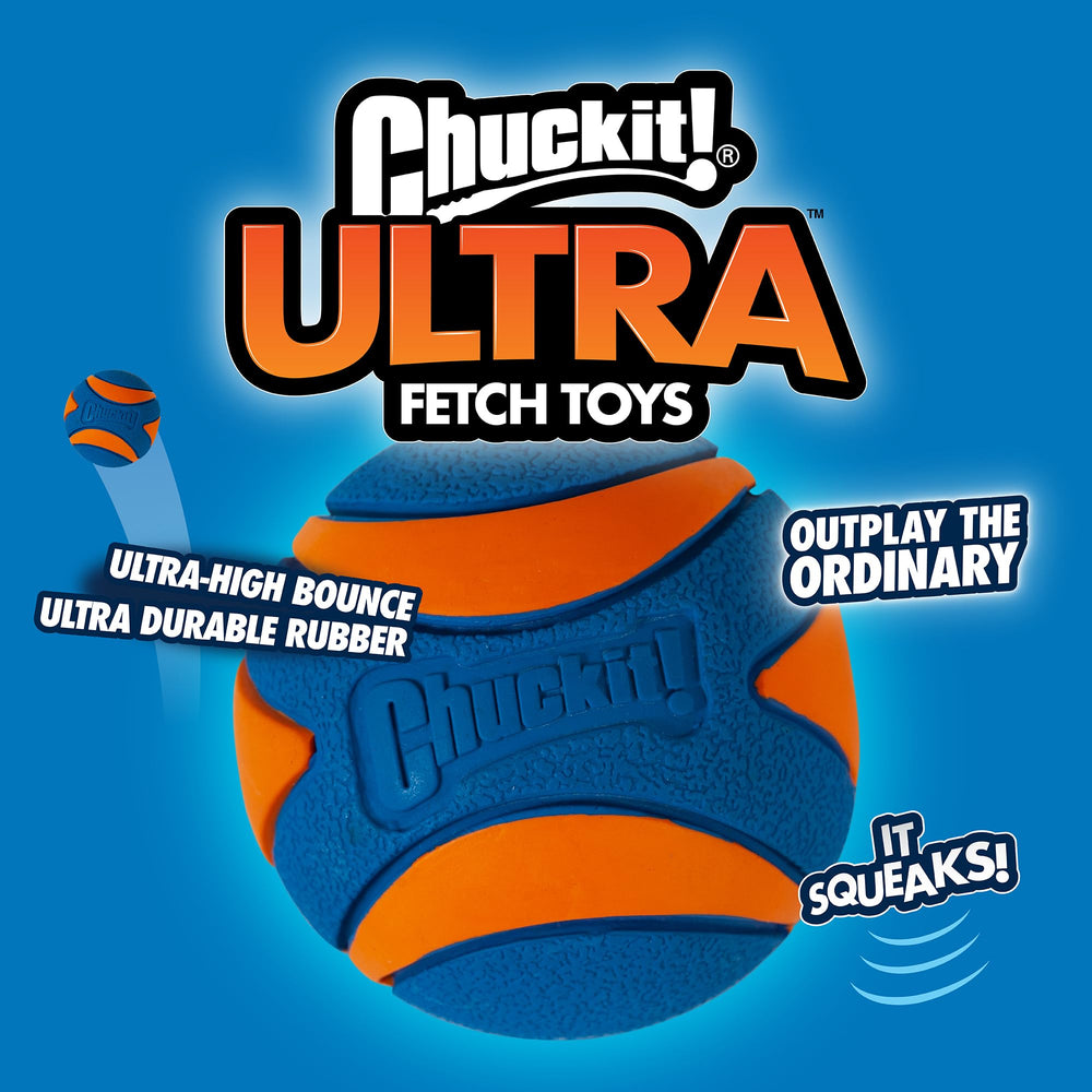 Pack de tres Chuckit! Ultra Ball para más oportunidades de juego