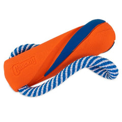 Chuckit Ultra Bumper Tug en acción para juego de tira al aire libre.