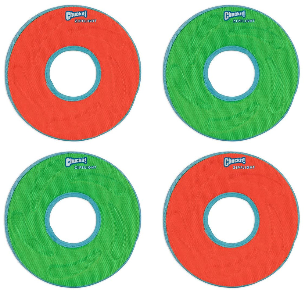 Chuckit Zipflight: anillo volador anfibio de 6 pulgadas para juego al aire libre.