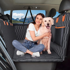 Chumajor extensor-asiento-trasero para perros ofrece espacio cómodo para viajes seguros