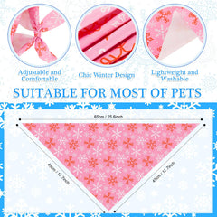 Bandana ajustable de invierno Chunful para perros, talla flexible para diversas razas