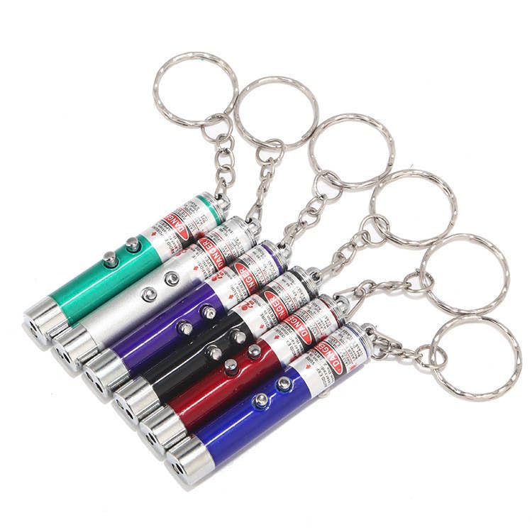 CHUQIANTONG Juguete láser rojo mini, perfecto para casa o viaje.