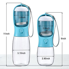 Capacité 550ml, convenant aux trajets plus longs avec votre chien.