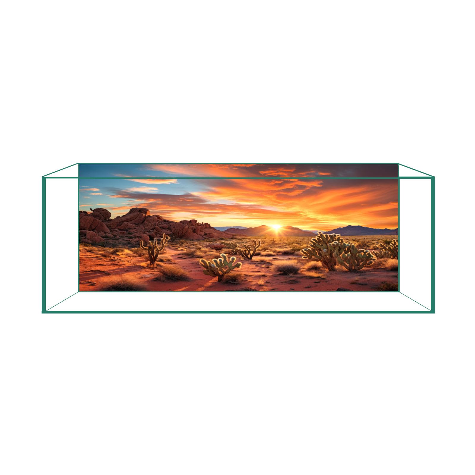 Fondo desierto ocaso para terrario de CICK SEED, ideal para dragón barbudo.