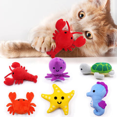CiyvoLyeen Langosta: juguete suave para estimular juego activo y curiosidad felina.