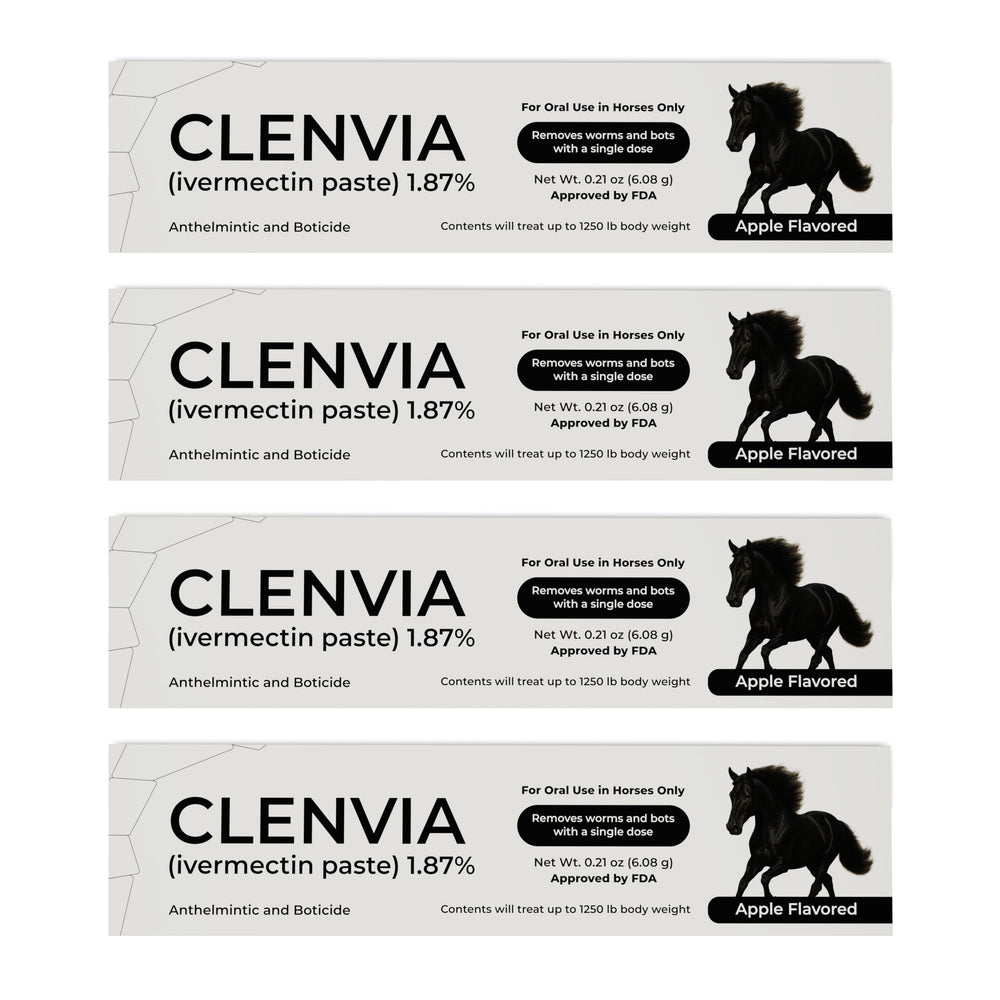 CLENVIA jeringa calibrada para dosis precisas en caballos