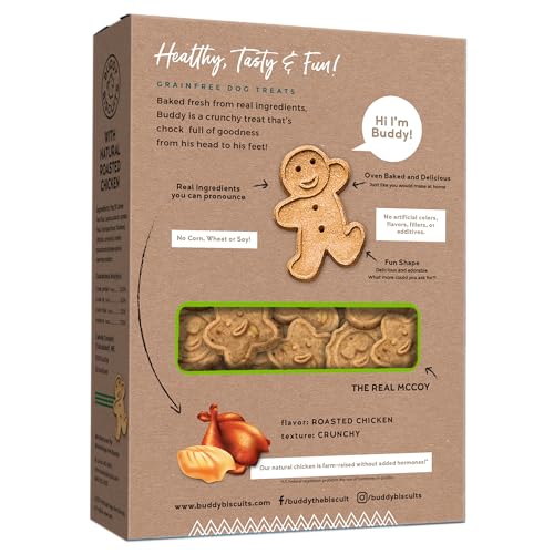 Buddy Biscuits: ingredientes simples con pollo asado para premiar perros.