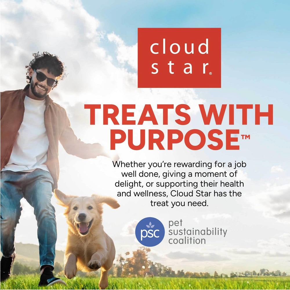 Cloud Star momento de entrenamiento y recreo, snack dental para perros.