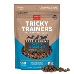 Cloud Star Tricky Trainers: trocitos de salmón para entrenamiento; premio sabroso que mantiene la atención del perro.