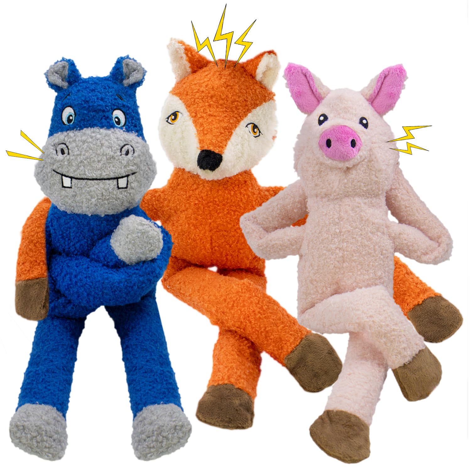 CneeeeeB cerdo rosa: peluche suave ideal para juego cercano y mordisqueo ligero.