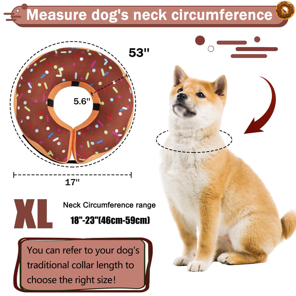 Cneo Collar Rosquilla suave, vista frontal, diseño adorable que facilita su uso.