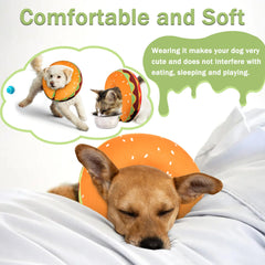 Cneo collar inflable para perro pequeño: diseño suave para uso diario y sueño tranquilo.