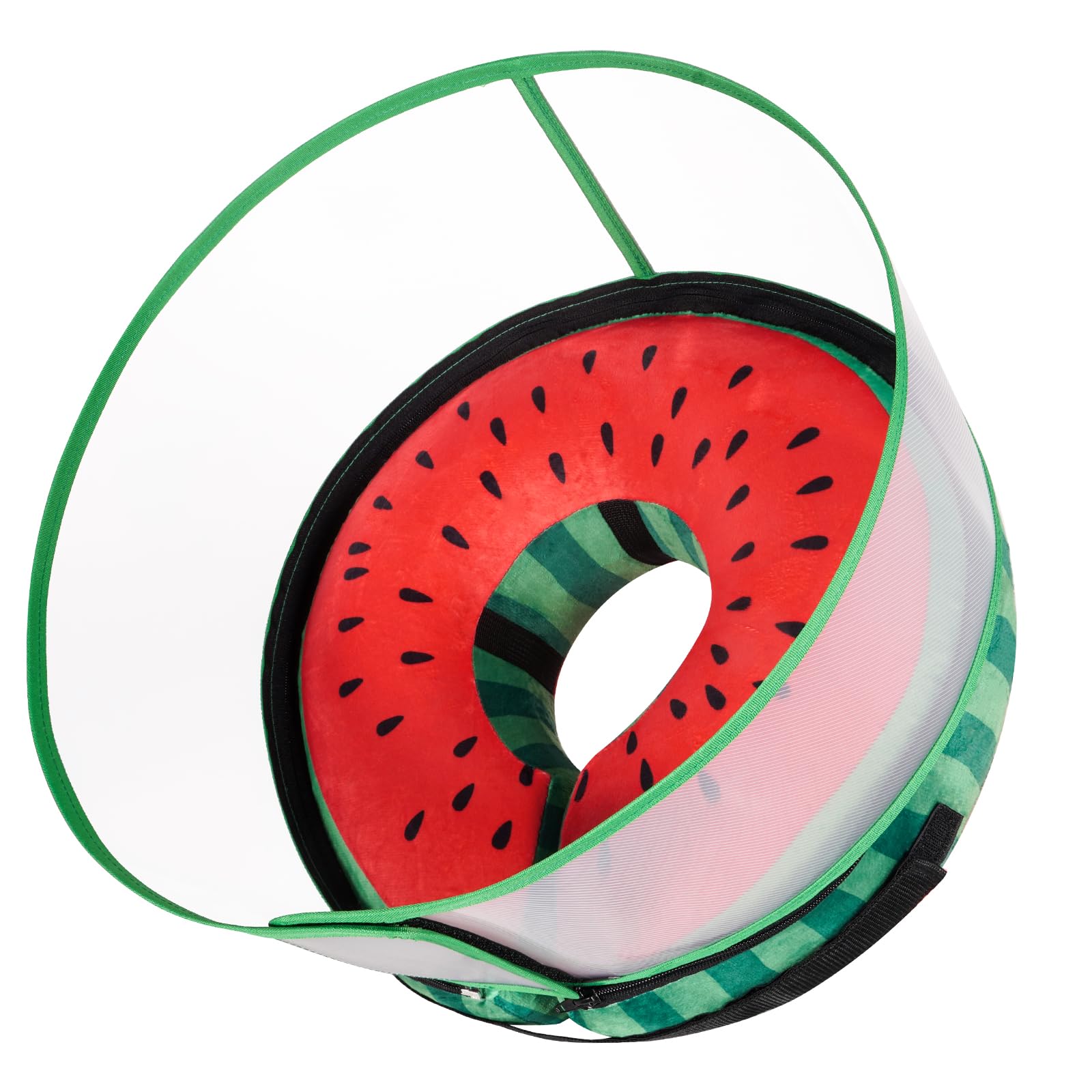 Cono inflable Cneo donut tras cirugía, comodidad y visión clara.