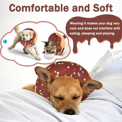 Cneo collar donut ajustable con cierre seguro para mascota