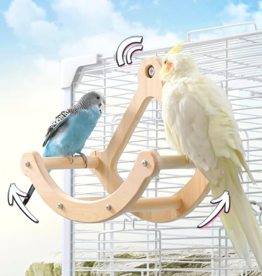 Coalinker accesorios jaula pajaros, compatibles con budgies y conures
