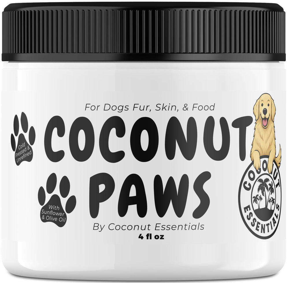 Coconut Essentials Coconut Paws crema para patas del perro, alivio y protección.