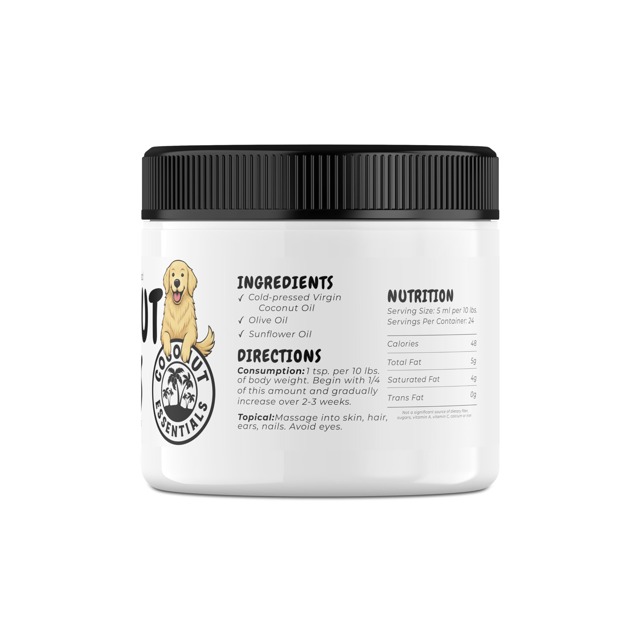 Coconut Essentials Coconut Paws ingredientes naturales para piel saludable.
